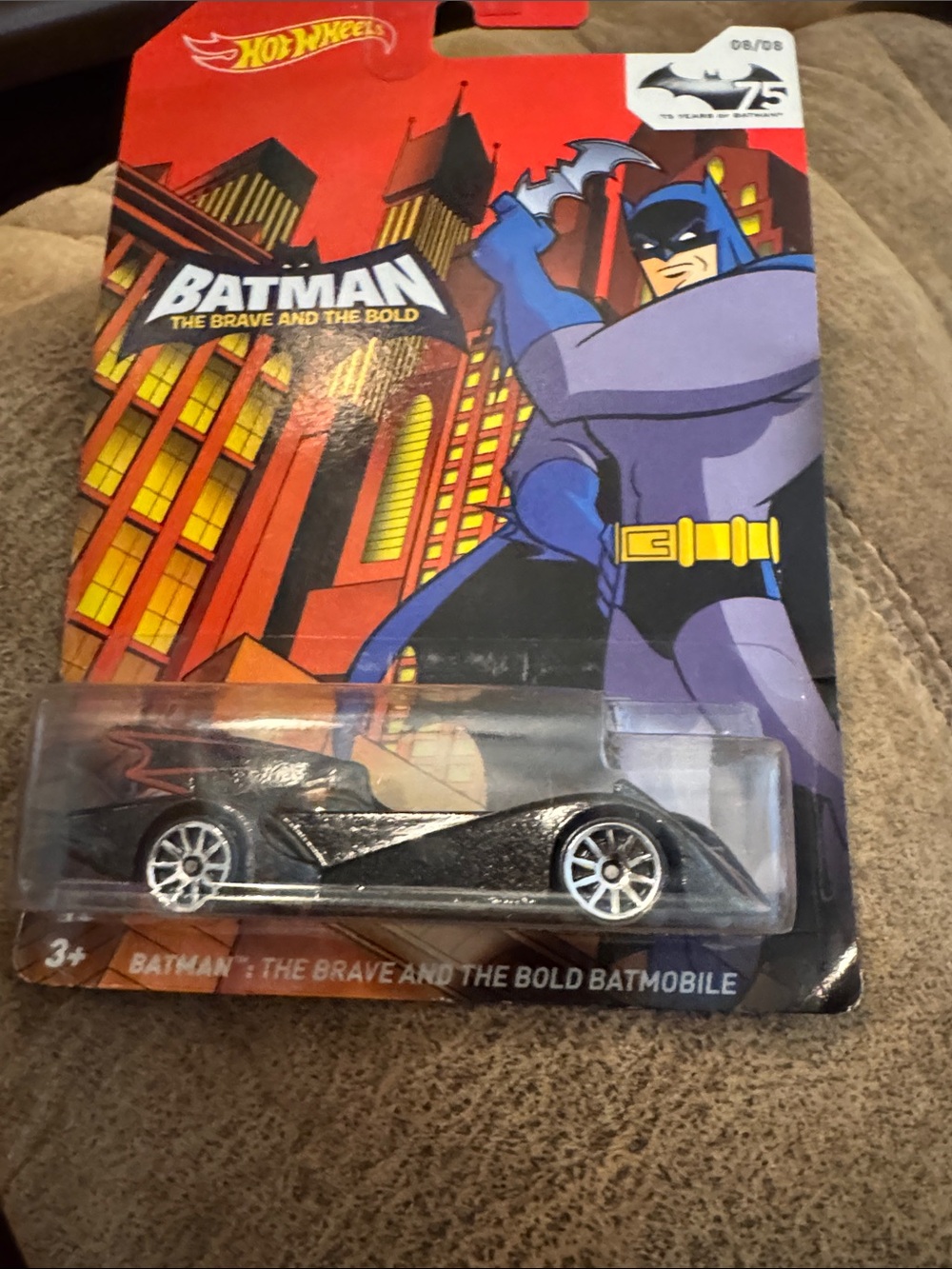 Mattel Hot Wheels Black Batmobile (Batman: The Brave and the Bold)
